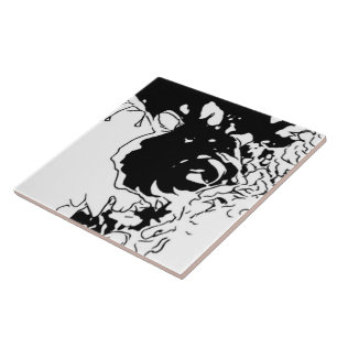 Flower Doodle Tile