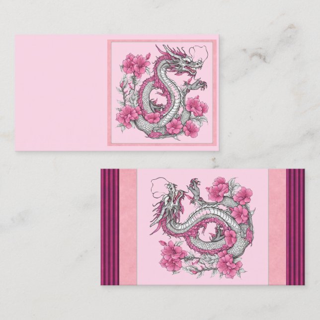 Flower Dragon Business Card (Front/Back)