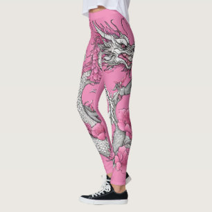 Flower Dragon Leggings
