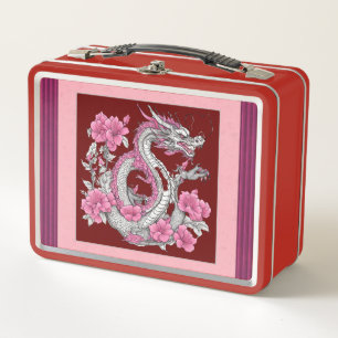 Flower Dragon Lunch Box