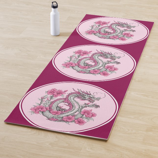 Flower Dragon Yoga Mat (In Situ)
