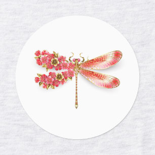 Flower dragonfly with jewellery sakura