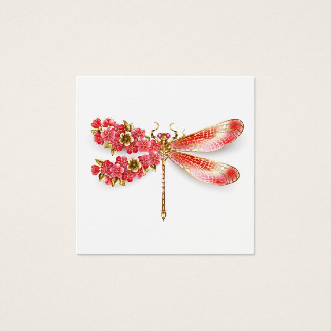 Flower dragonfly with jewellery sakura (Front)