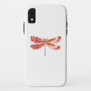 Flower dragonfly with jewellery sakura Case-Mate iPhone case