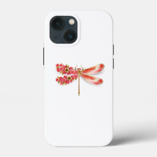 Flower dragonfly with jewellery sakura iPhone 13 mini case