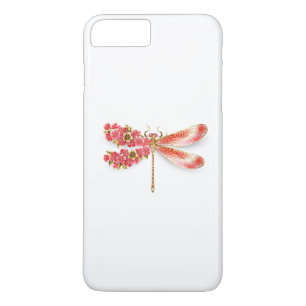 Flower dragonfly with jewellery sakura Case-Mate iPhone case