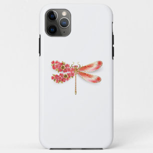 Flower dragonfly with jewellery sakura Case-Mate iPhone case