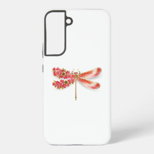 Flower dragonfly with jewellery sakura samsung galaxy case
