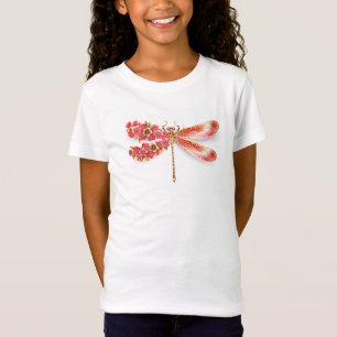 Flower dragonfly with jewellery sakura T-Shirt