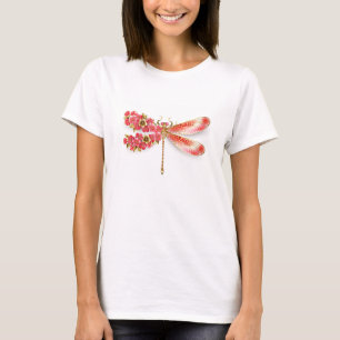 Flower dragonfly with jewellery sakura T-Shirt