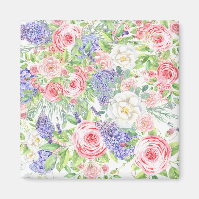 Flower Drawing Easy Magnet (Front)