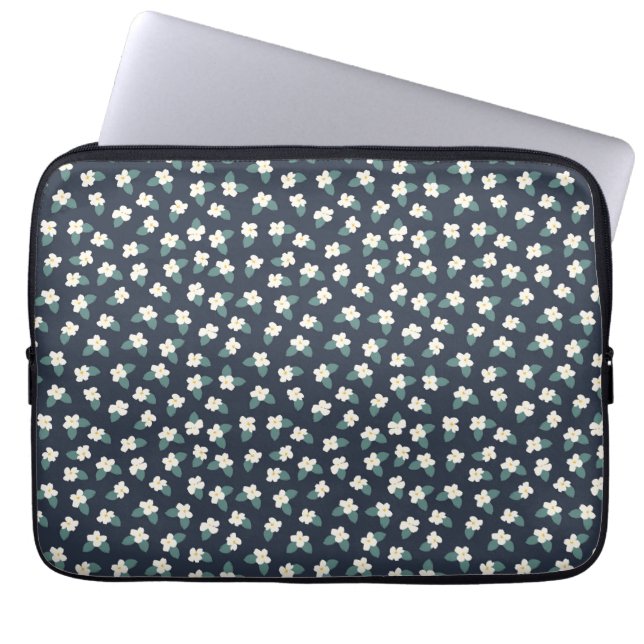 Flower Drawing Laptop Sleeve (Front)
