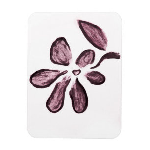 Flower drawing magnet