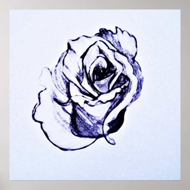 Flower drawing poster (Front)