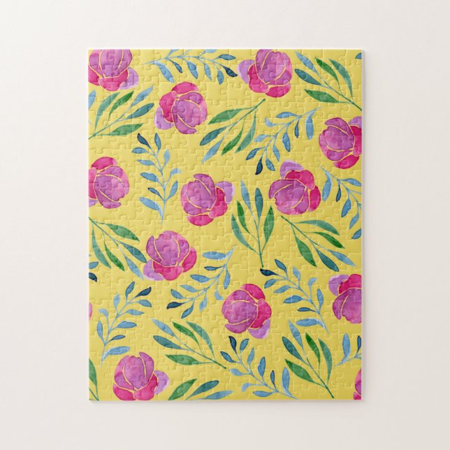Flower Drawings Easy Jigsaw Puzzle (Vertical)