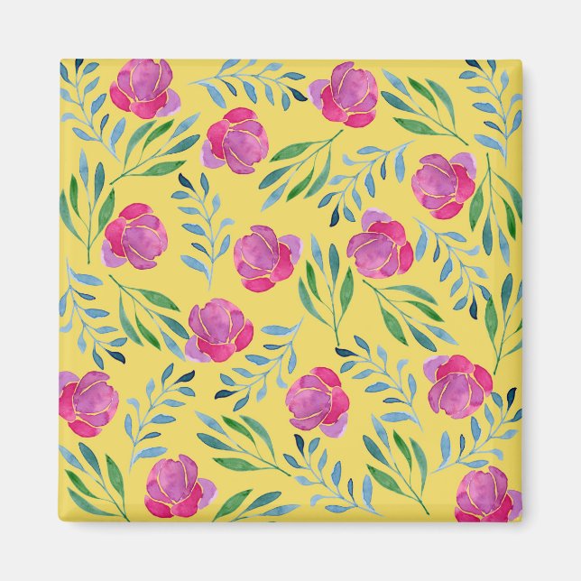 Flower Drawings Easy Magnet (Front)