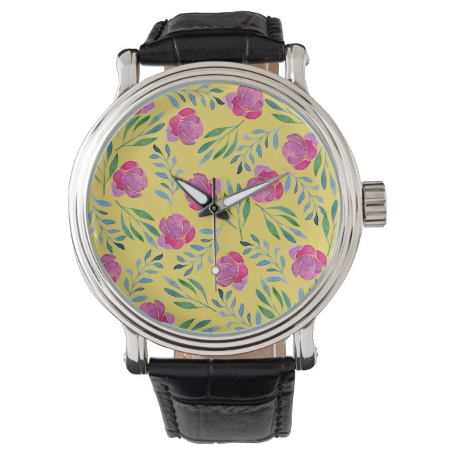 Flower Drawings Easy Watch (Front)