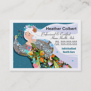 Flower Dream Beautiful Caregiver Professional Business Card