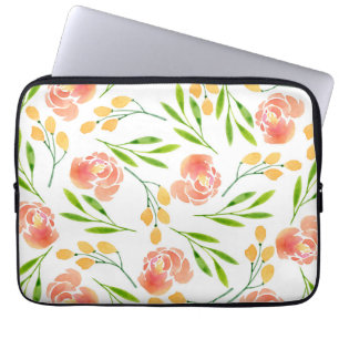 Flower Earrings Laptop Sleeve