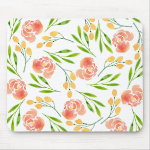 Flower Earrings Mouse Pad