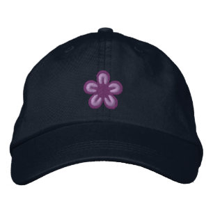 Flower Embroidered Hat