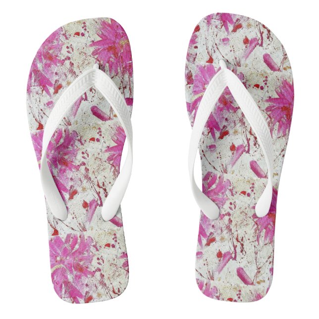 Flower Explosion Leggings Jandals (Footbed)