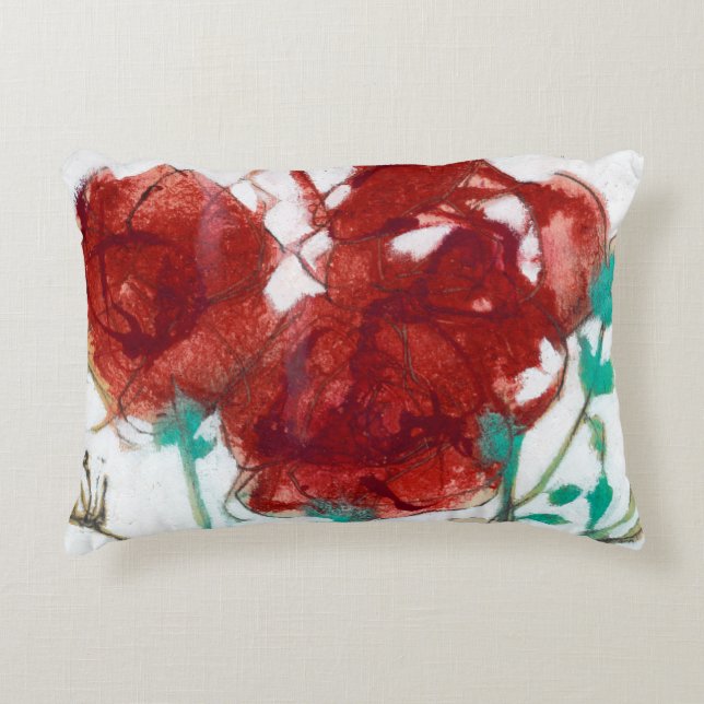 Flower Expression I Decorative Cushion (Front)