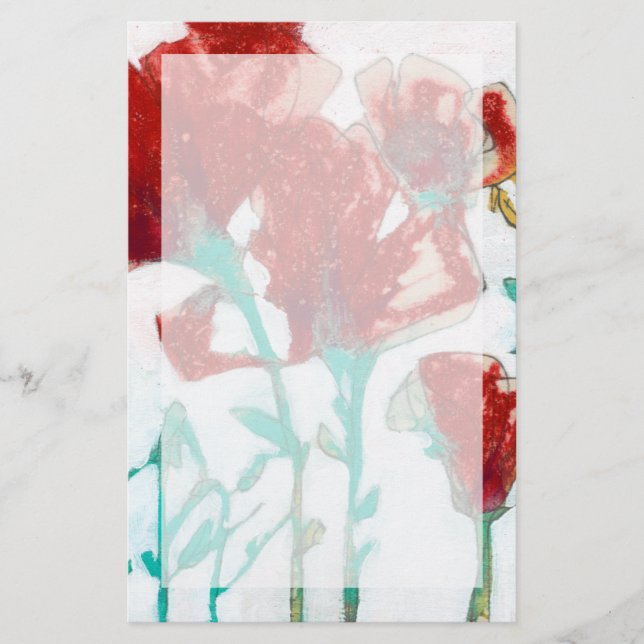 Flower Expression II Stationery (Front)