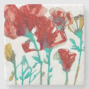 Flower Expression II Stone Coaster