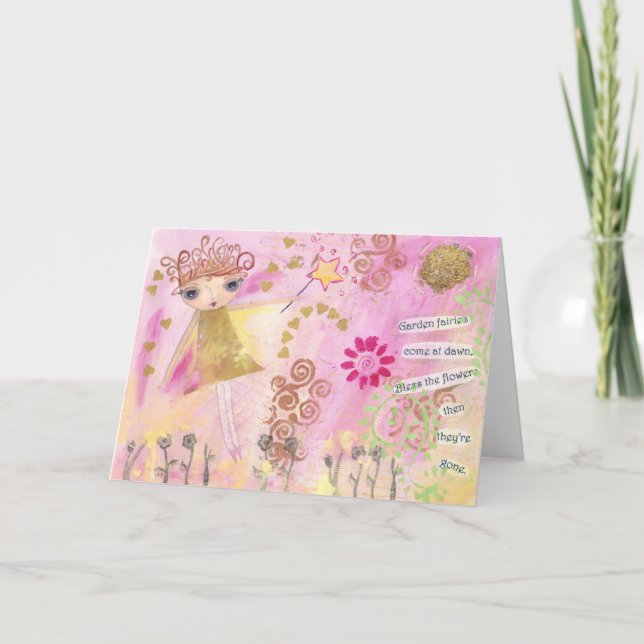 Flower Faerie Note Card (Front)