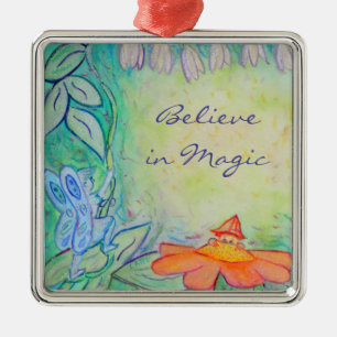 Flower Fairies Garden Art Custom Ornament