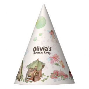 Flower fairy birthday party  hat