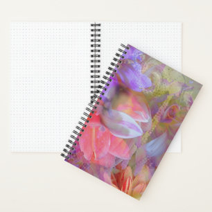 Flower Fairy Double Exposure Fantasy Art Notebook