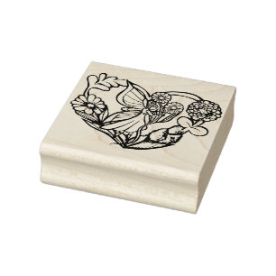 Flower Fairy Garden Fairies                        Rubber Stamp
