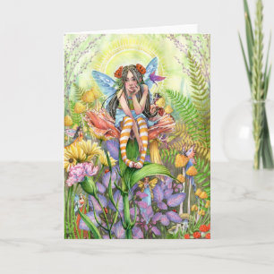 Flower Fairy Greeting Card