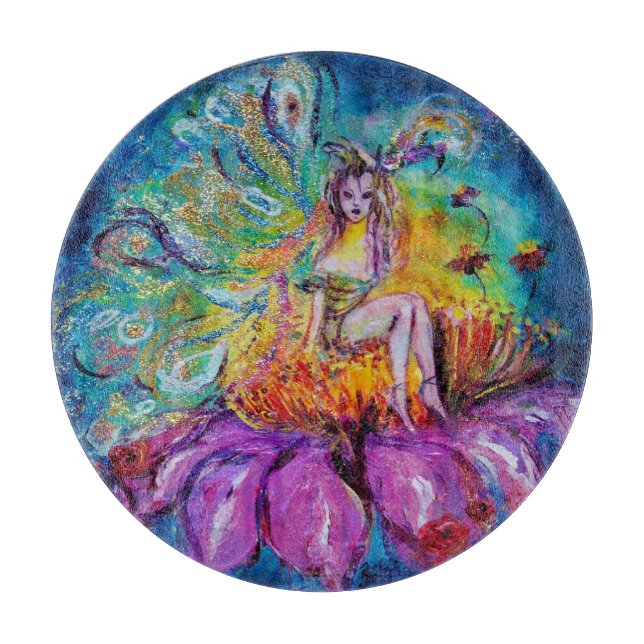 FLOWER FAIRY IN THE NIGHT CUTTING BOARD (Front)