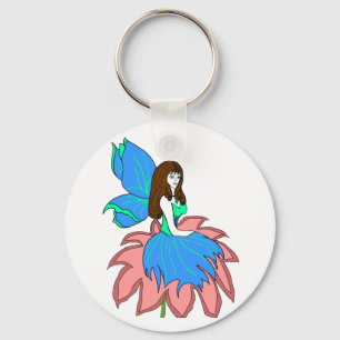 flower fairy key chain