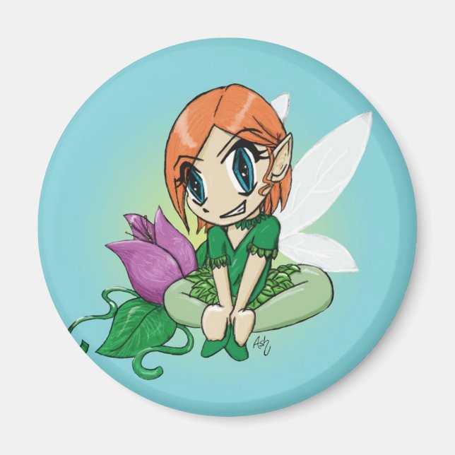 Flower Fairy Magnet (Front)