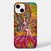 FLOWER FAIRY ON THE PINK IRIS Fantasy