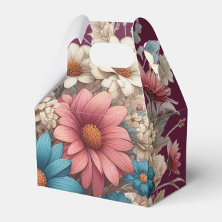 Flower Favour Bag Box