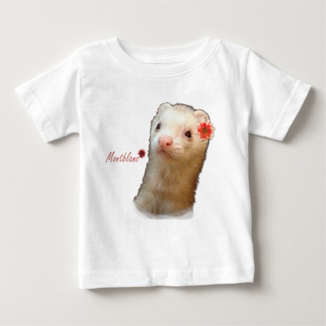 Flower ferret baby T-Shirt (Front)