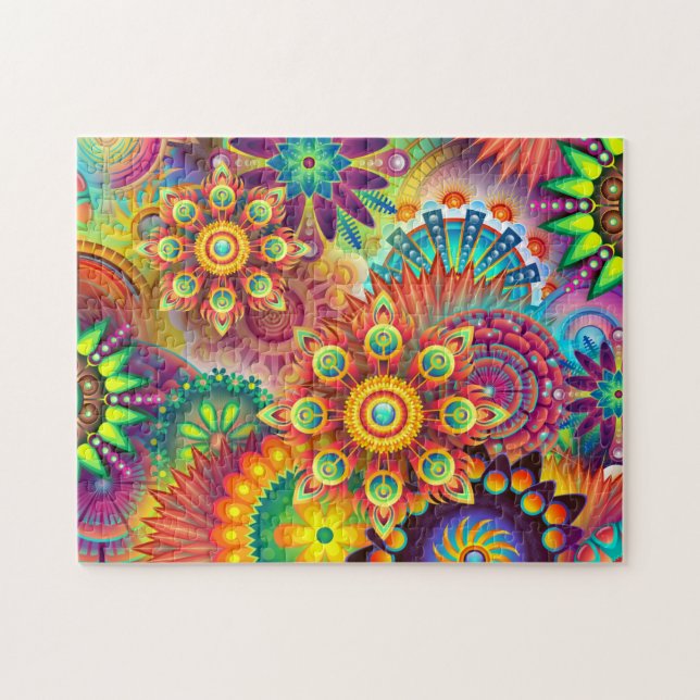 Flower Festival Puzzle (Horizontal)