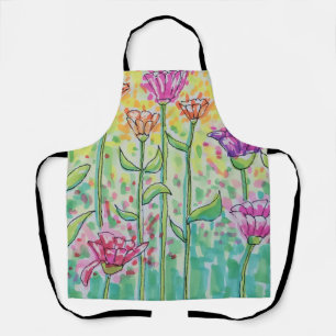 Flower Field Apron