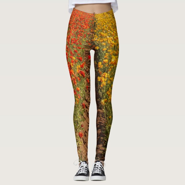 flower field leggings (Front)