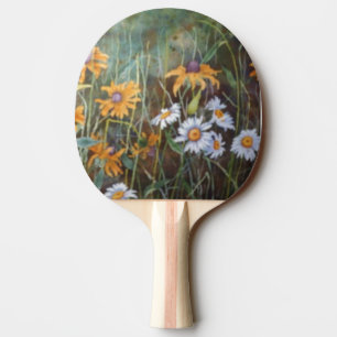 "Flower Field" Ping Pong Paddle