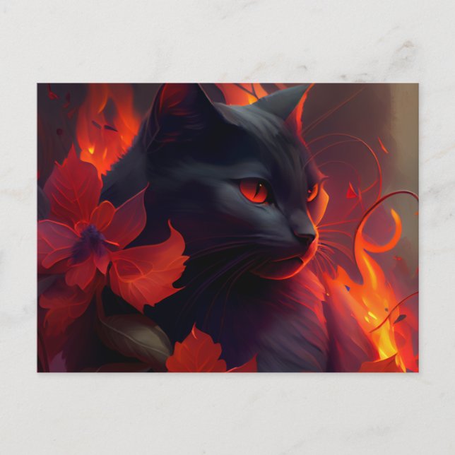 Flower Fire Postcards (Front)