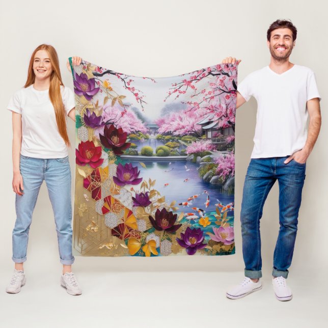 FLOWER FLEECE BLANKET (In Situ)
