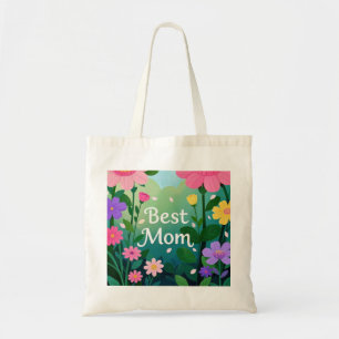 Flower Floral Best Mum Garden  Tote Bag