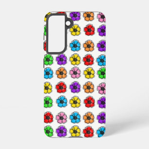 Flower Floral Doodle Line Art Watercolor Abstract  Samsung Galaxy Case