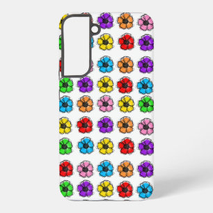 Flower Floral Doodle Line Art Watercolor Abstract Samsung Galaxy Case